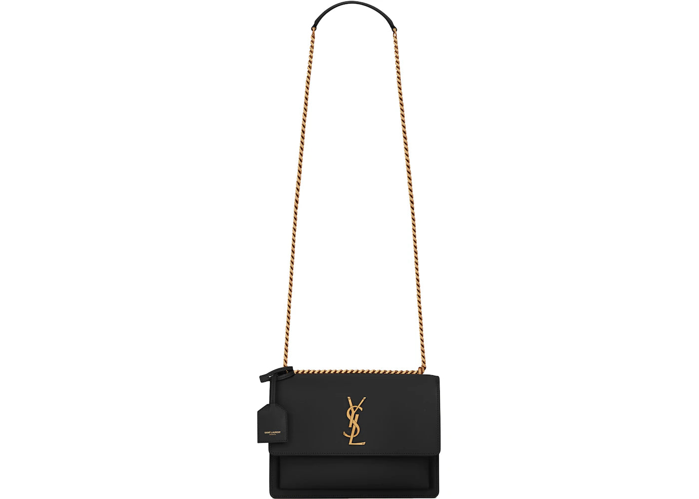 Saint Laurent Sunset Chain Bag Medium Noir