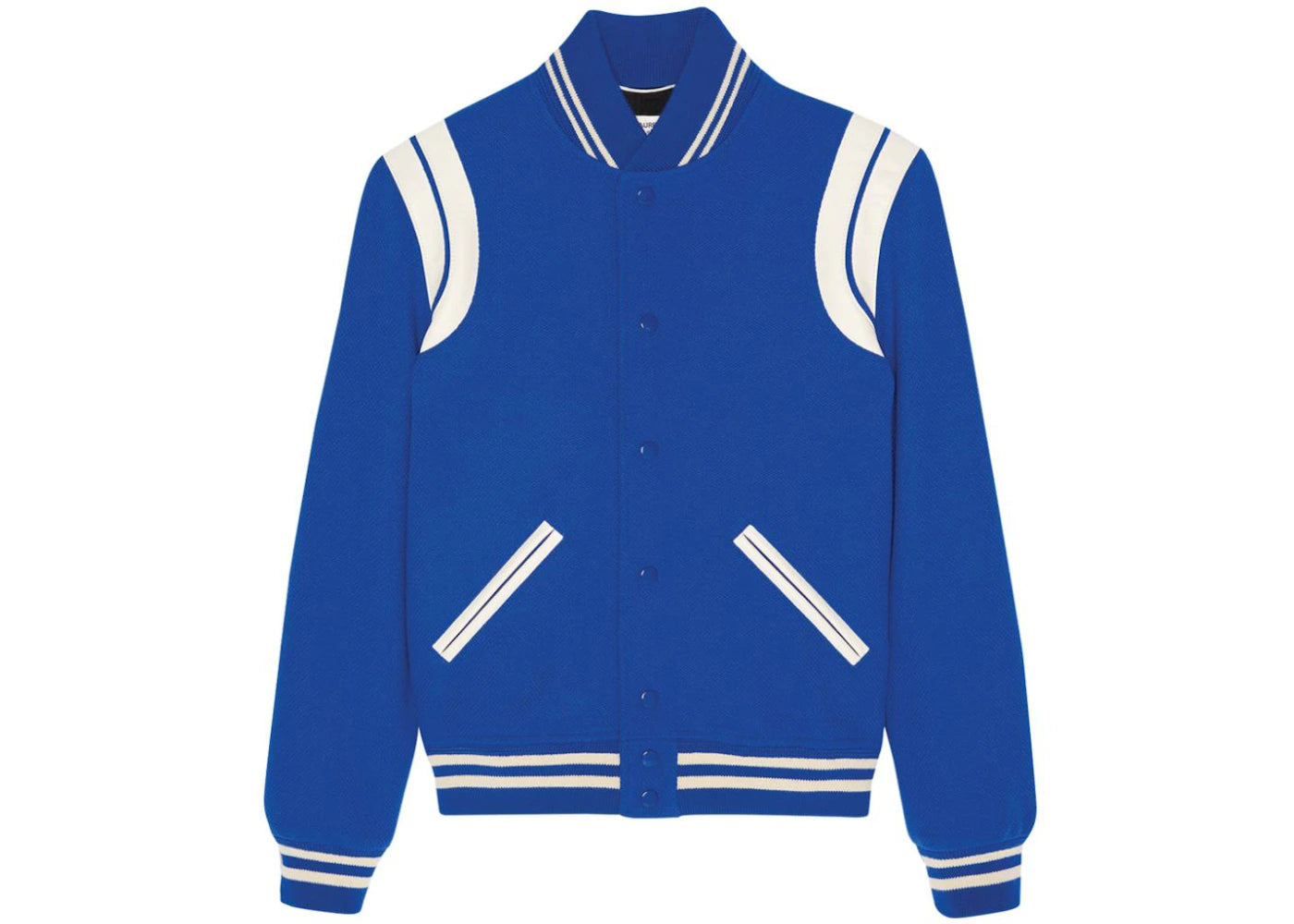 Saint Laurent Teddy Jacket Blue/White