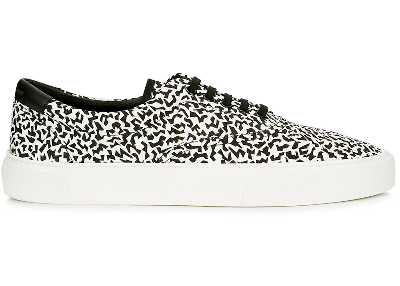Saint Laurent Venice Low Black White Print