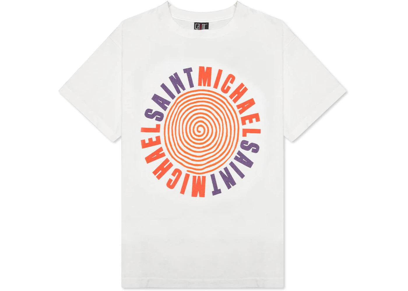 Saint Michael Circle T-shirt White