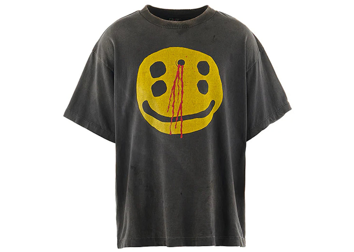 Saint Michael x Cactus Plant Flea Market SMILE Tee Black