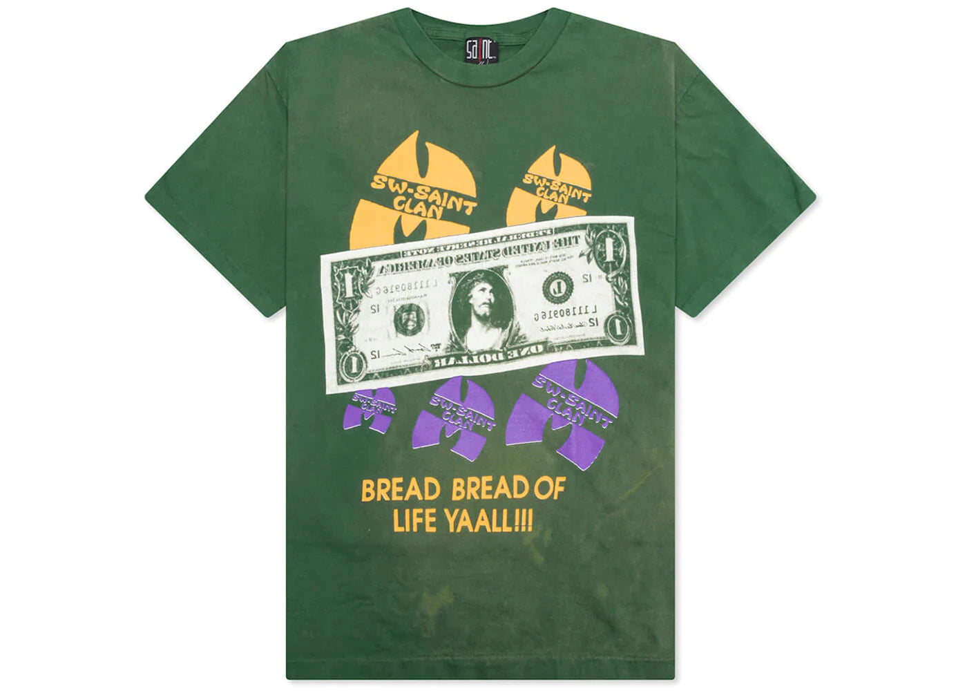 Saint Michael x Sean Wotherspoon Clan S/S T-shirt Green