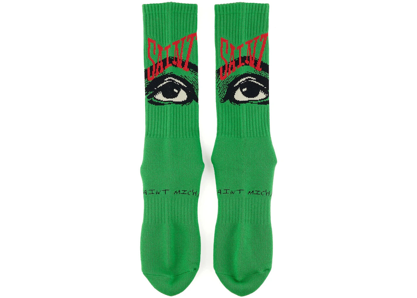Saint Mxxxxxx Eye Socks Green