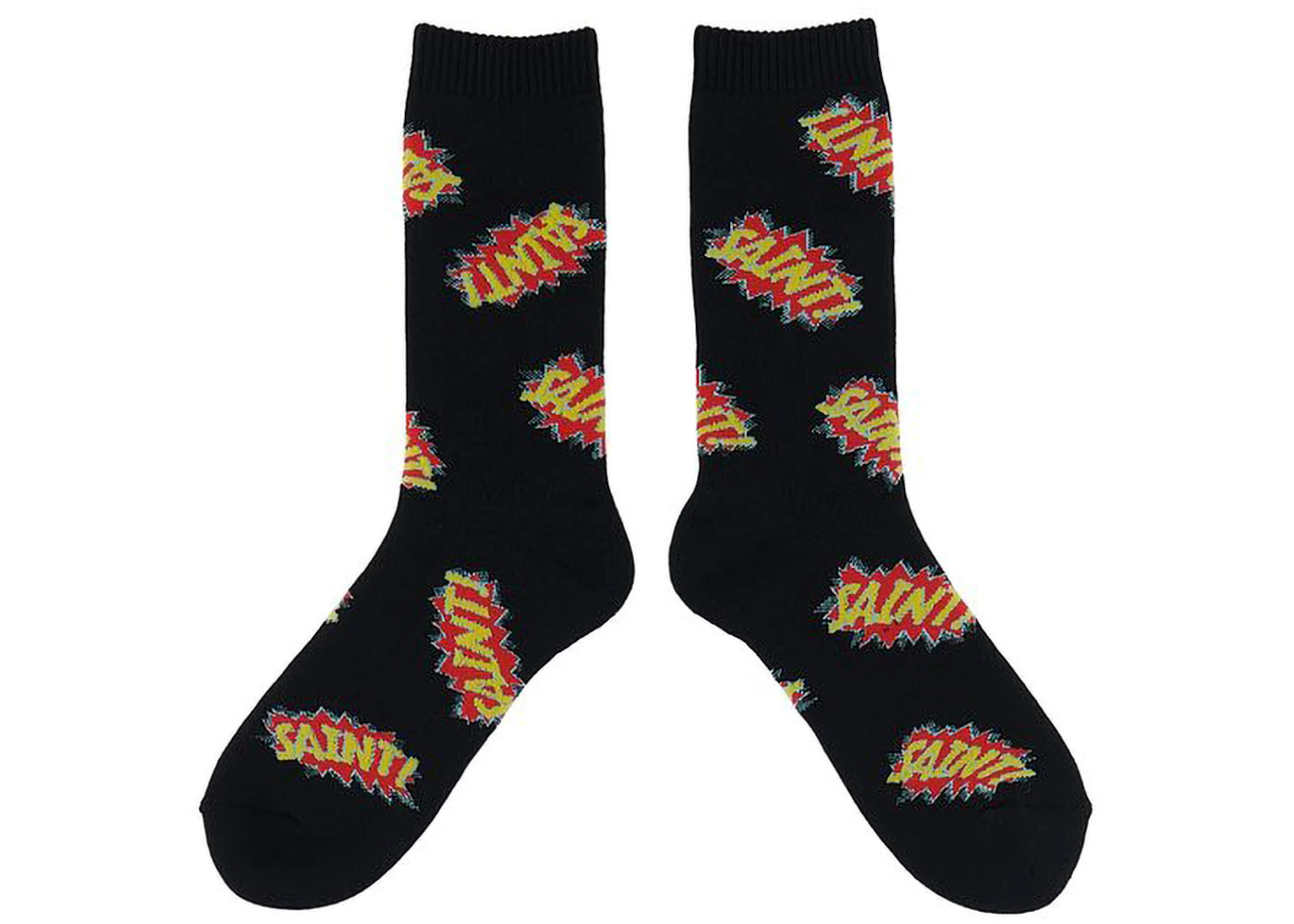 Saint Mxxxxxx Pow Socks Black