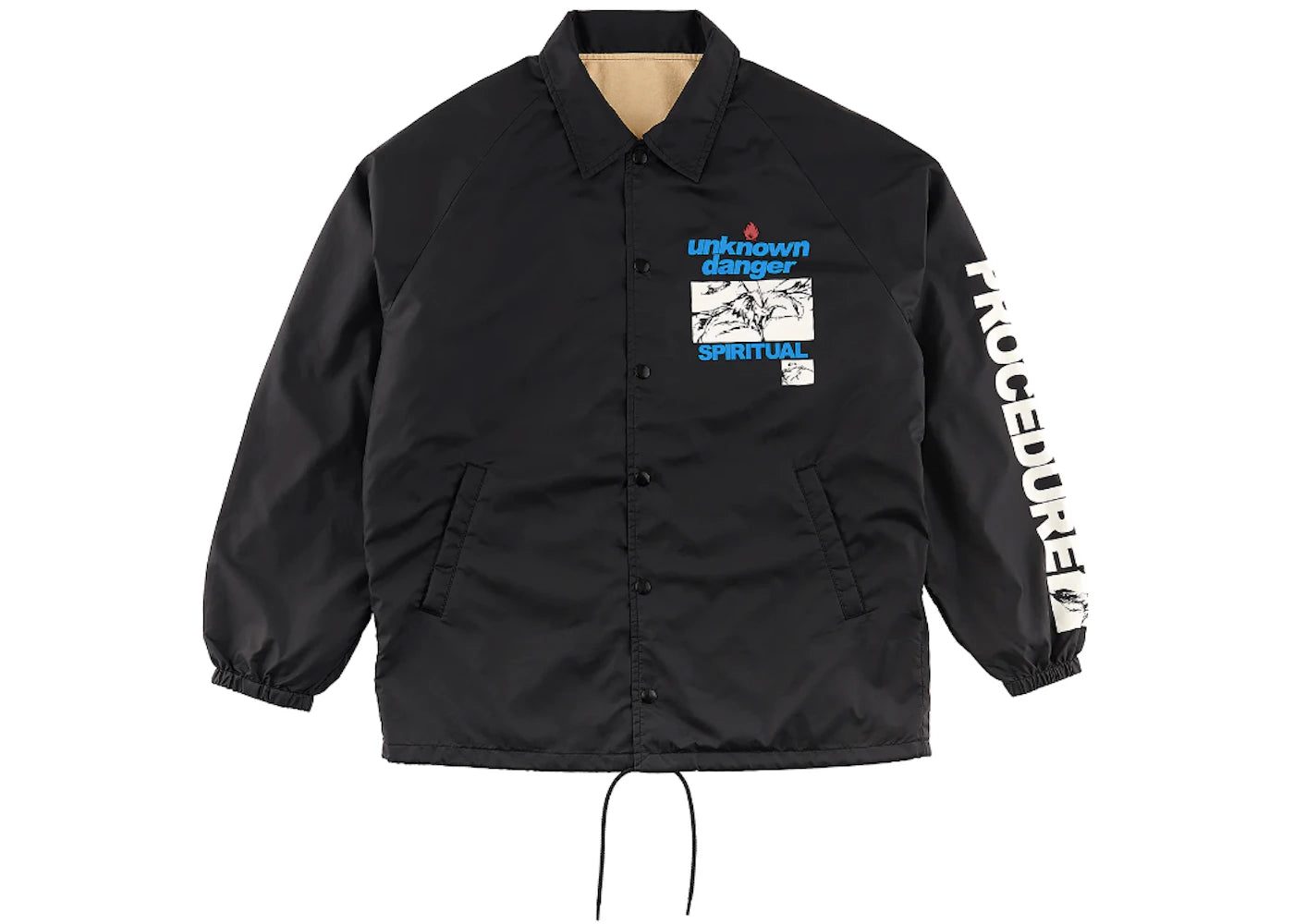 Saint Mxxxxxx Unknown Coach Jacket Black
