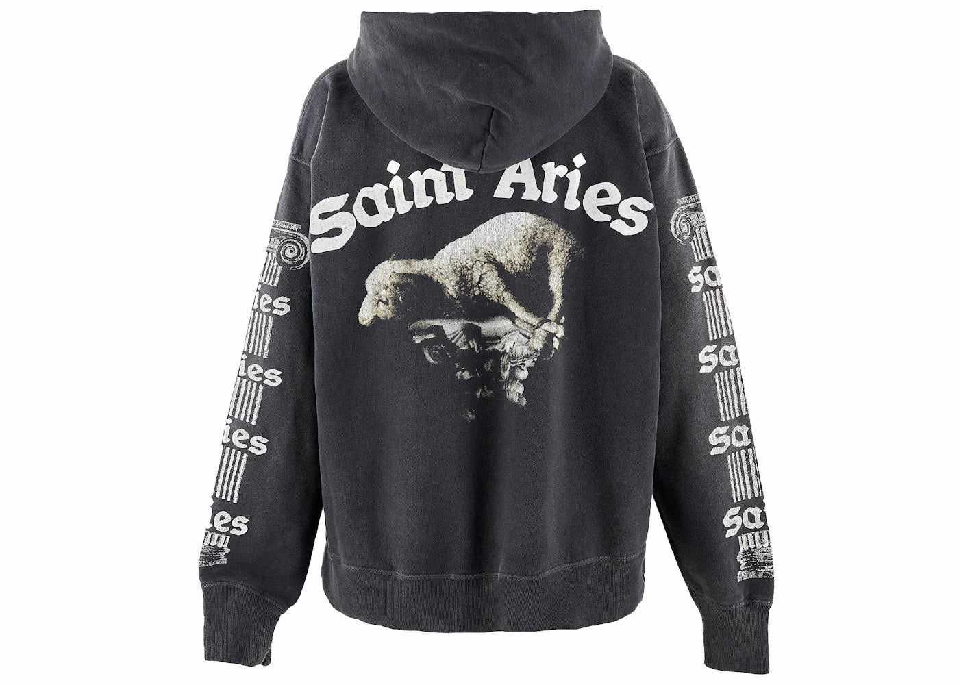 Saint Mxxxxxx x Aries Hoodie Black
