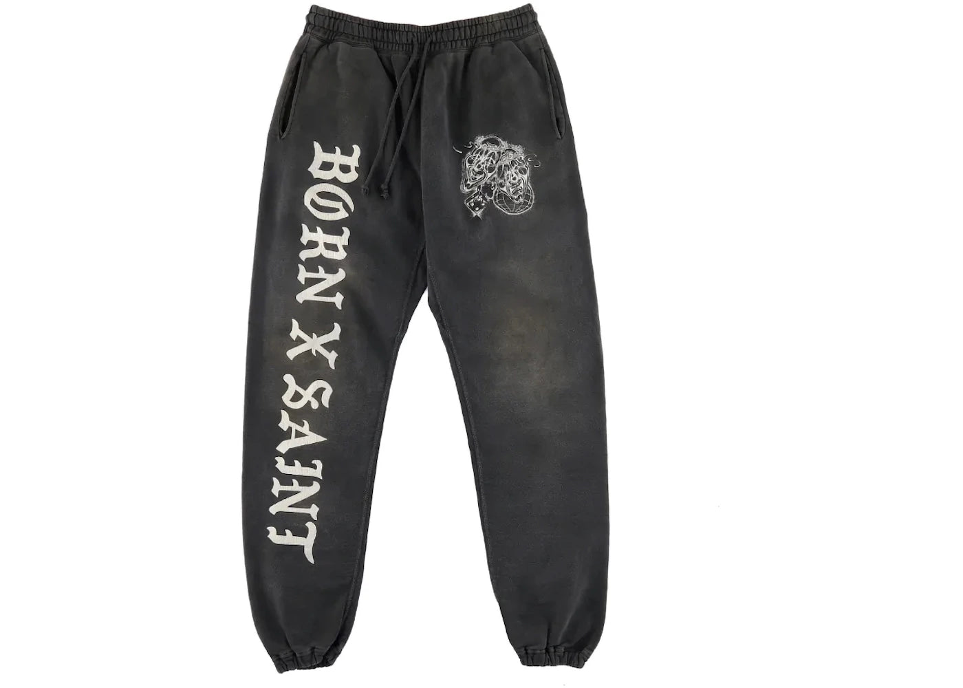 Saint Mxxxxxx x Born X Raised Sweatpants Vintage Black