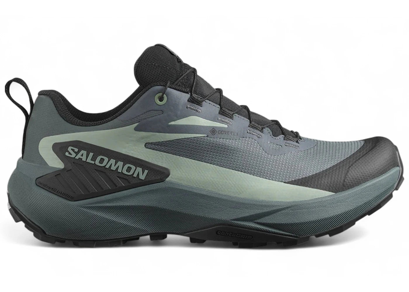 Salomon Genesis Gore-Tex Turbulence Black Green Milieu (Women's)
