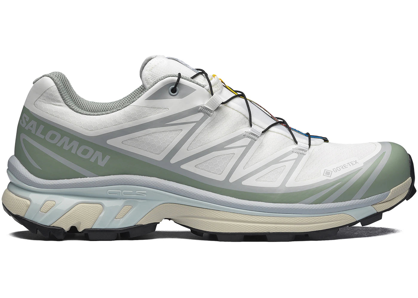 Salomon XT-6 Gore-Tex White Green Milieu