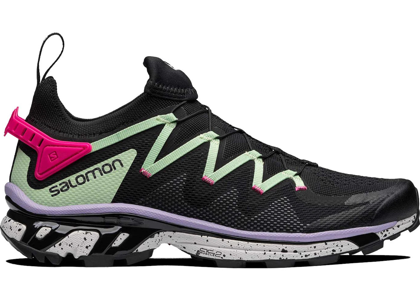 Salomon XT-Rush Black Patina Green Pink