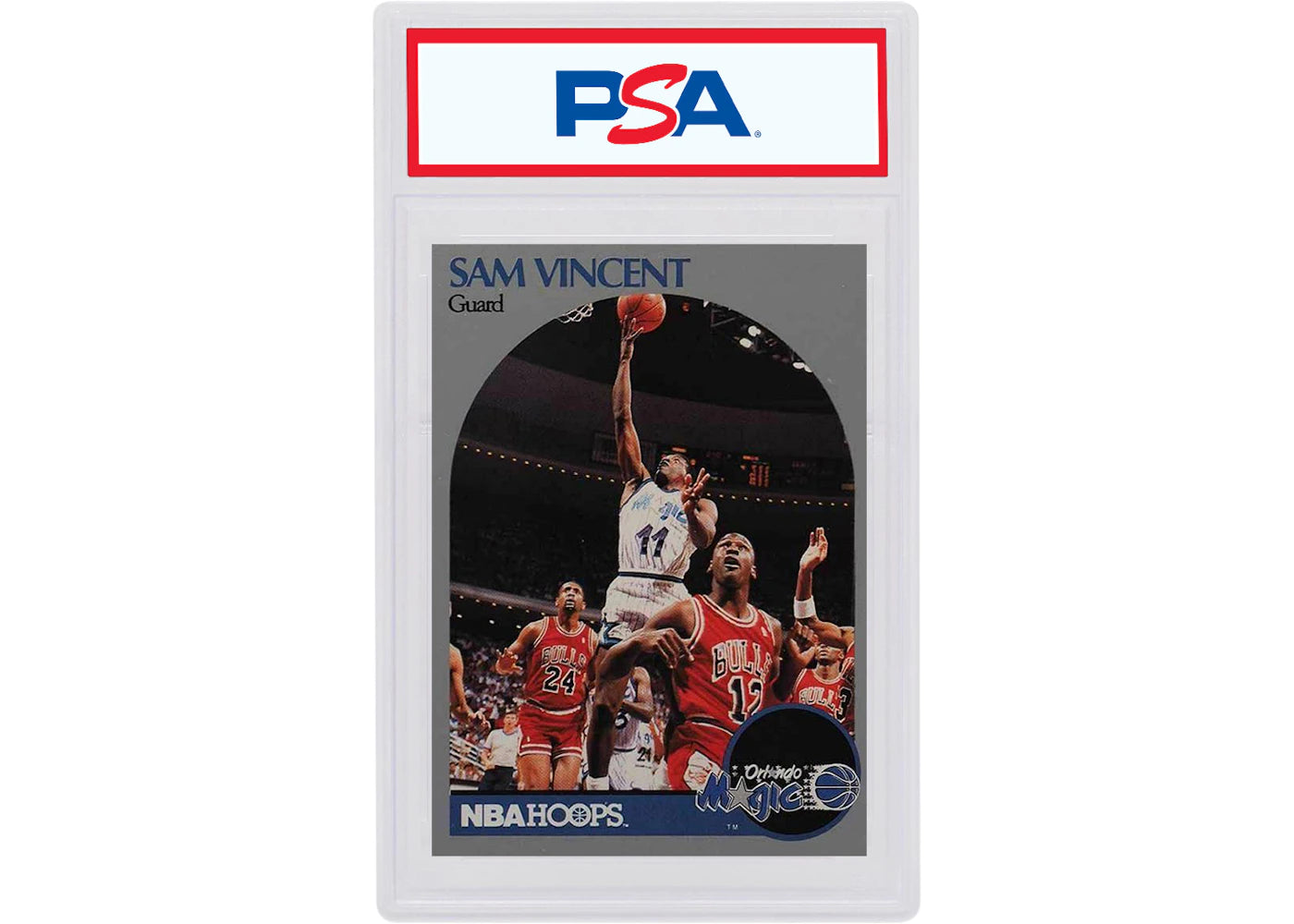 Sam Vincent 1990 NBA Hoops Shows Michael Jordan #223 (PSA or BGS Graded)
