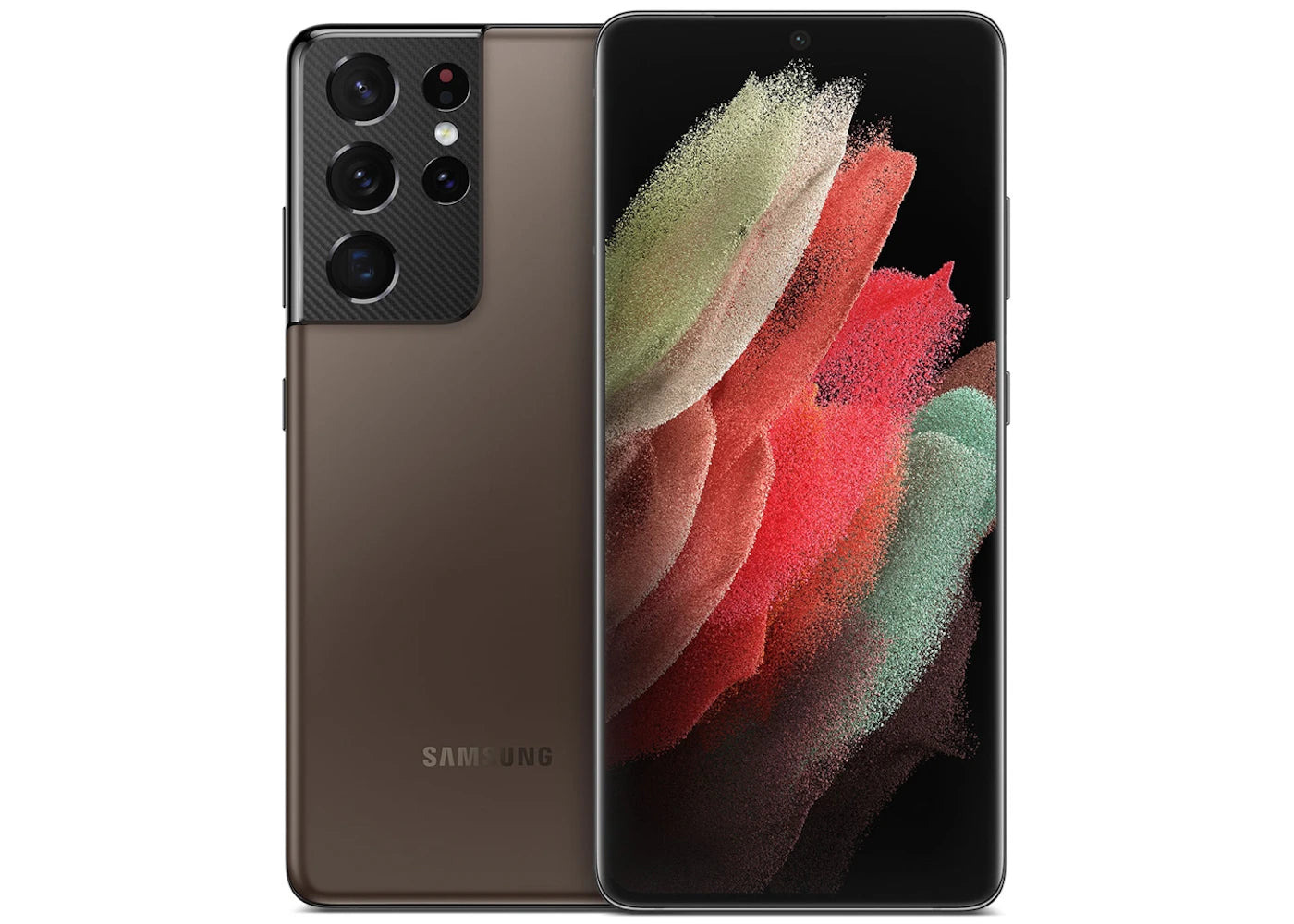 Samsung Galaxy S21 Ultra 5G 16GB RAM, 512GB (Unlocked) (SM-G998UZNFXAA) Phantom Brown