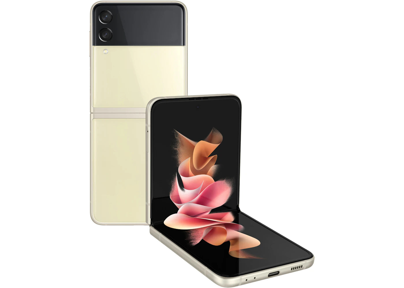 Samsung Galaxy Z Flip3 5G 128GB (Unlocked) SM-F711BZEAEUA (UK Version) Cream
