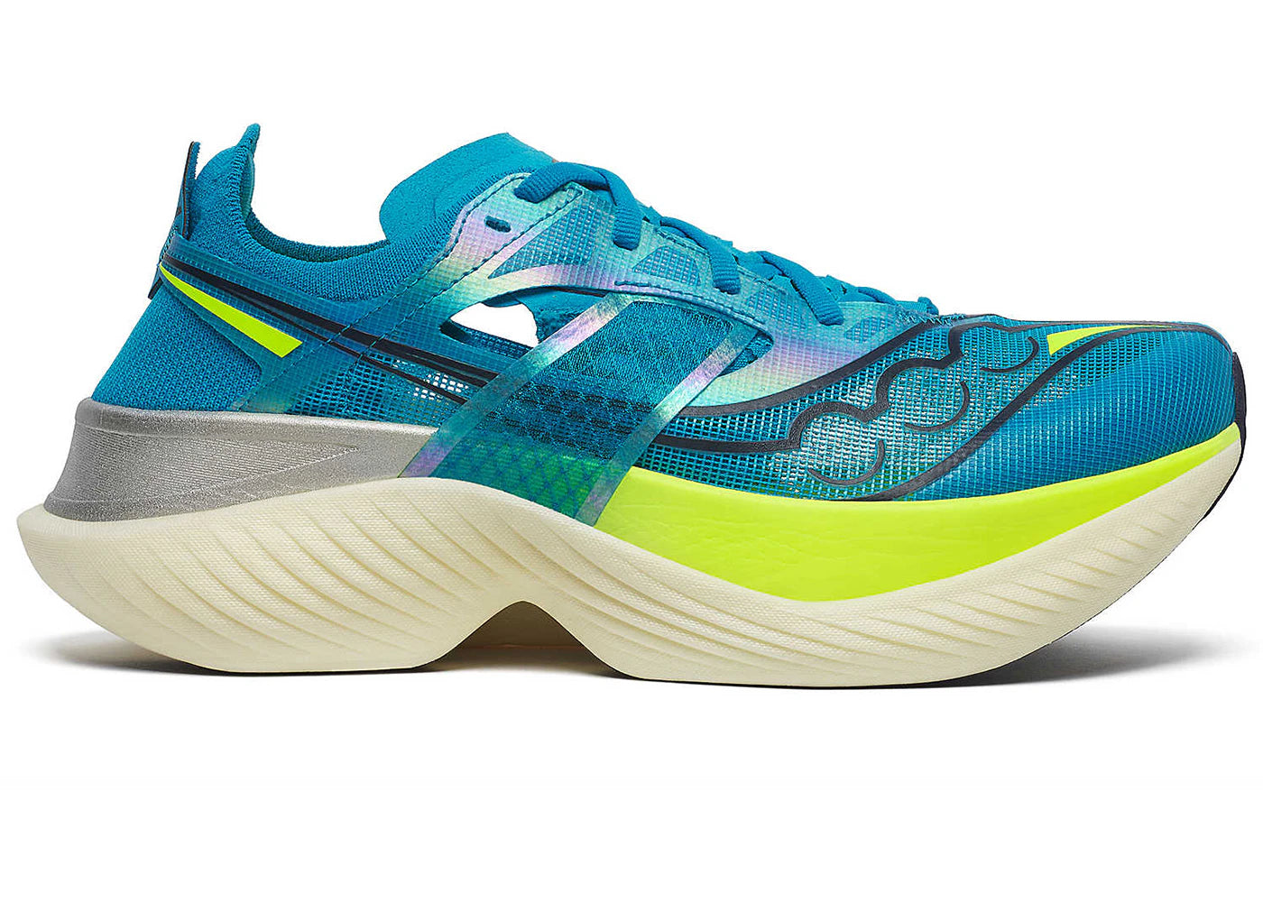 Saucony Endorphin Elite Viziblue Citron