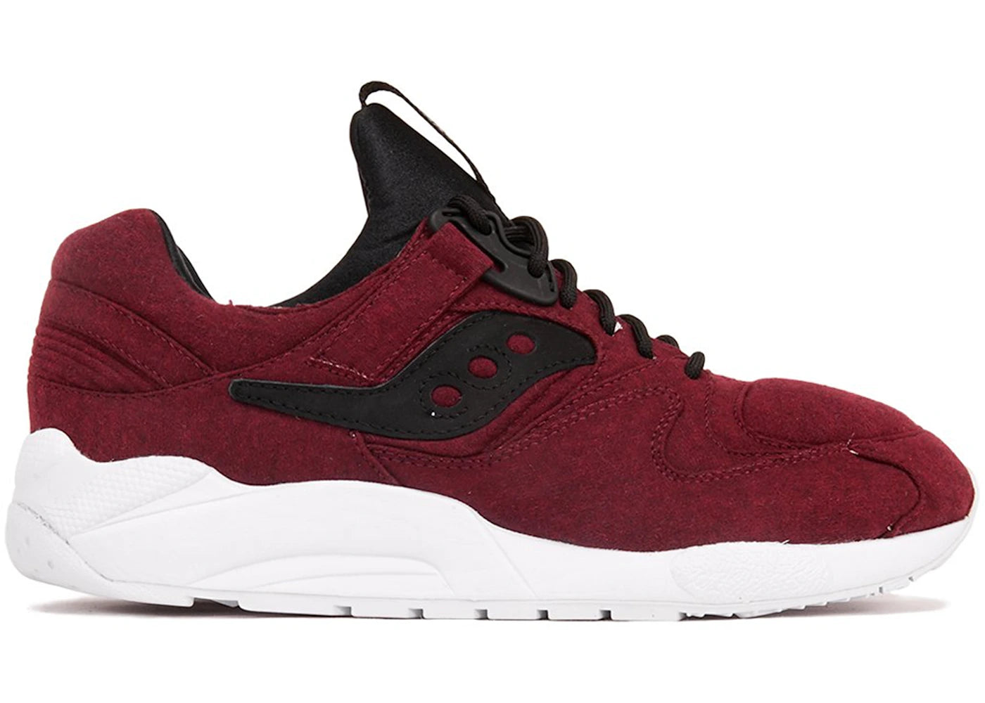 Saucony Grid 9000 HT Jersey Maroon Black