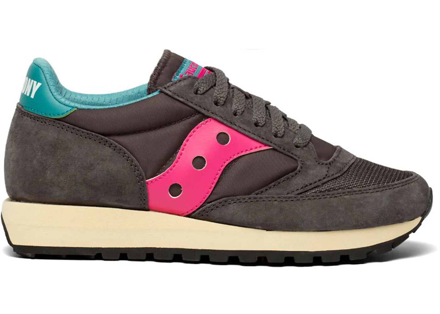 Saucony Jazz 81 Dark Grey Pink (Women's)