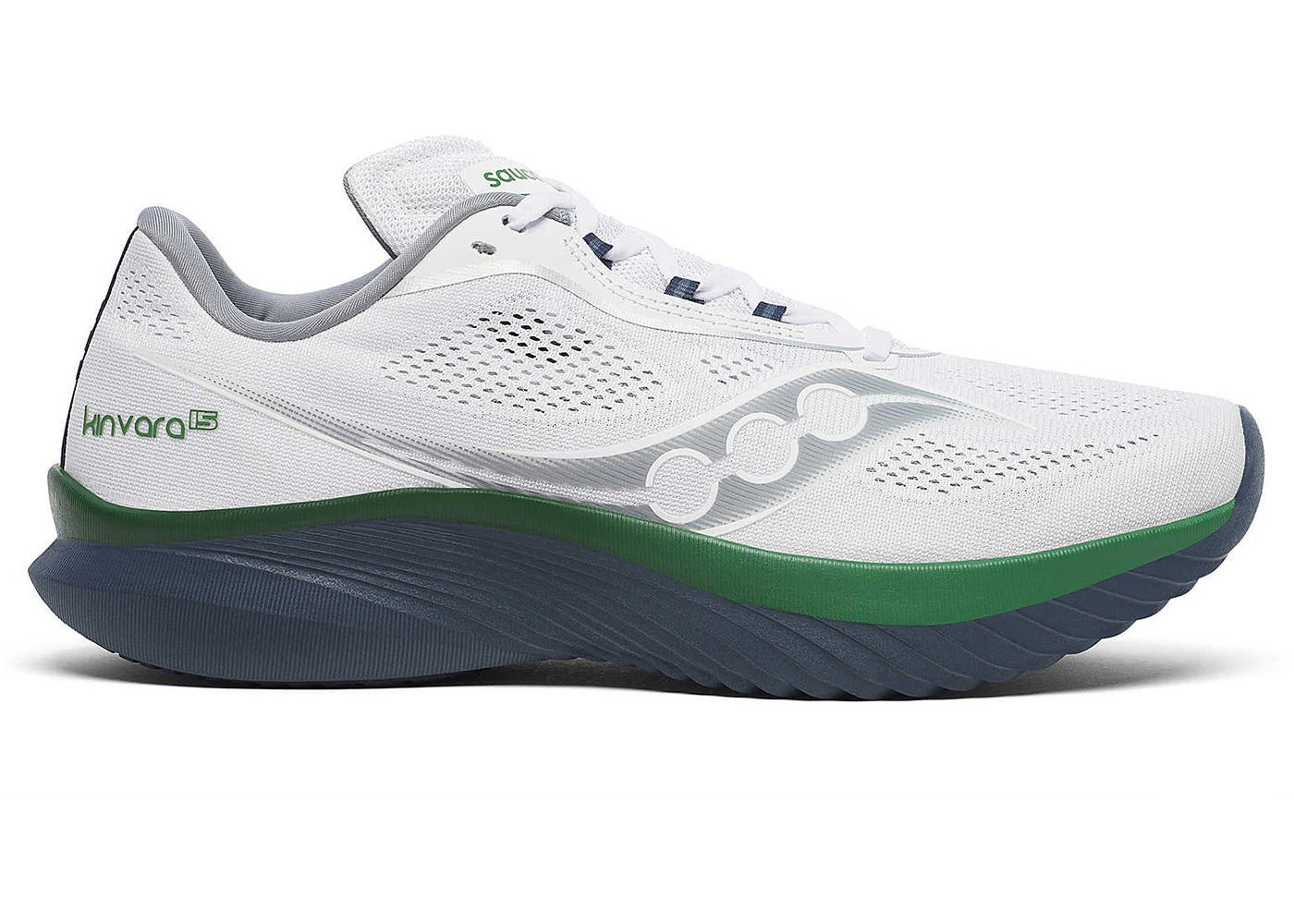 Saucony Kinvara 15 White Navy