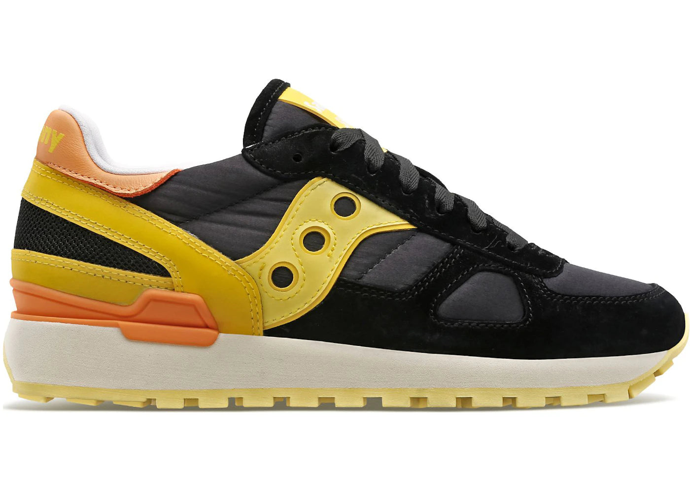 Saucony Shadow Original Black Yellow Orange (Women's)