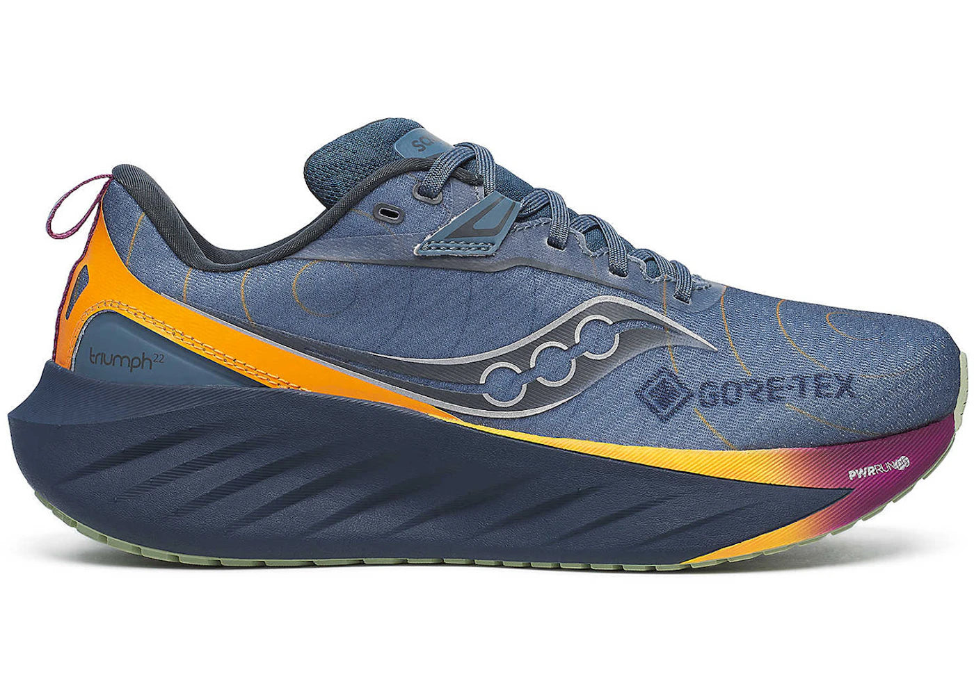 Saucony Triumph 22 Gore-Tex Mirage Navy (Women's)