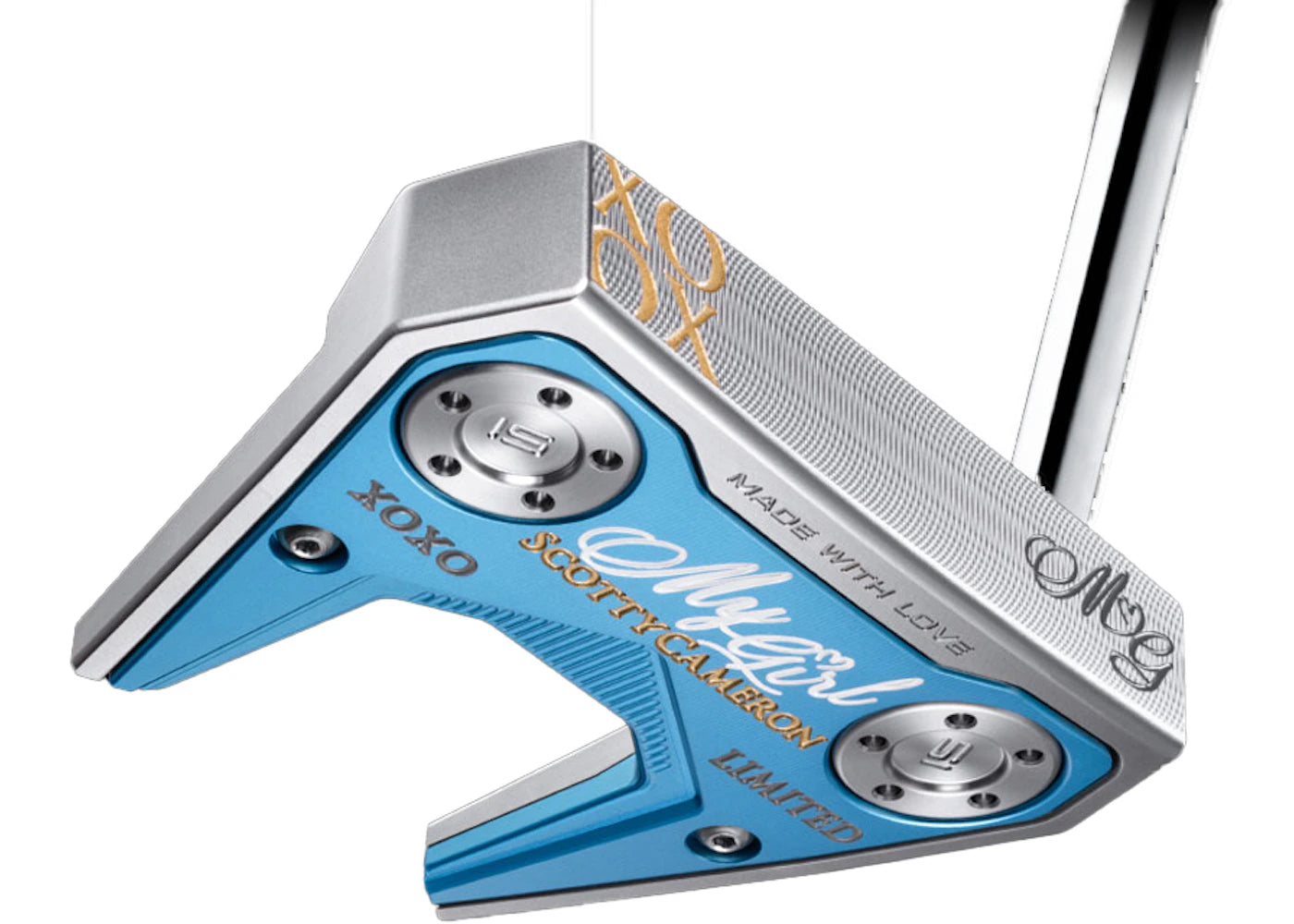 Scotty Cameron 2023 My Girl 34" Mallet Putter Turqoise/Silver