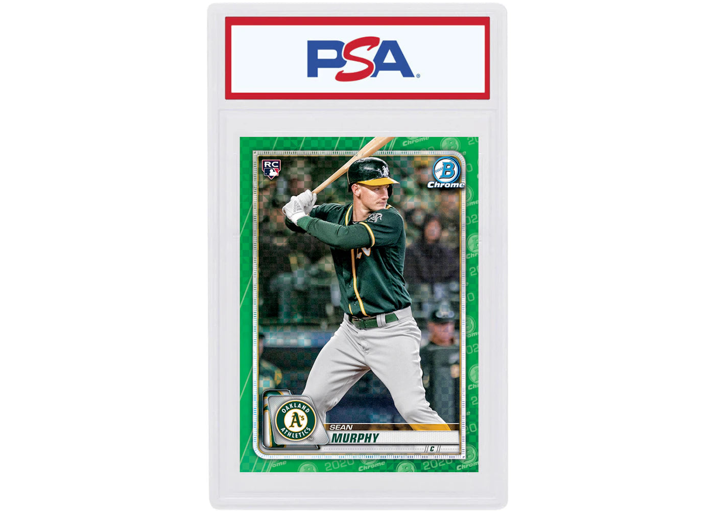 Sean Murphy 2020 Bowman Chrome X Rookie Green X-Fractor /31 #87 (PSA or BGS Graded)