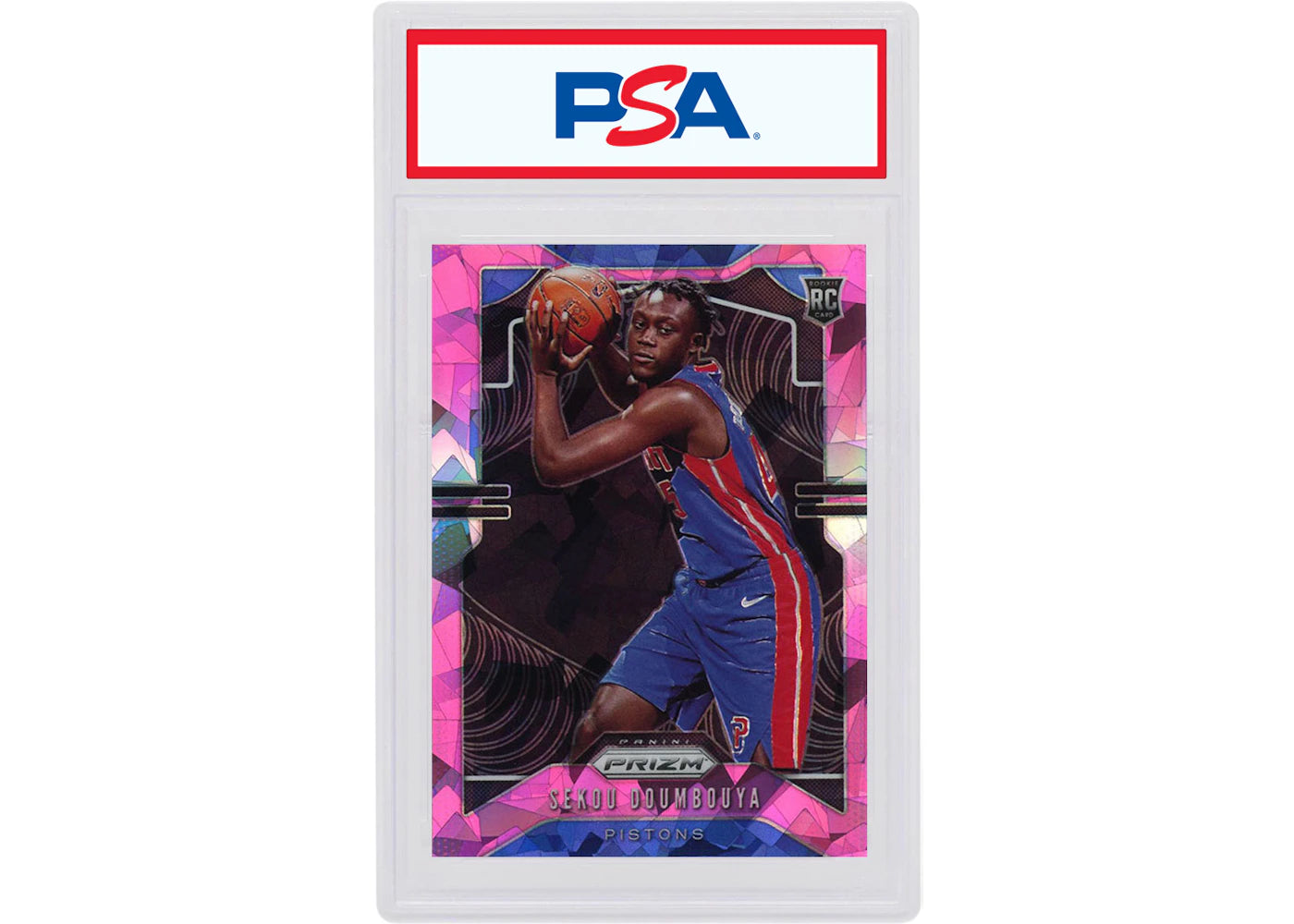 Sekou Doumbouya 2019 Panini Prizm Rookie Pink Ice #261 (PSA or BGS Graded)