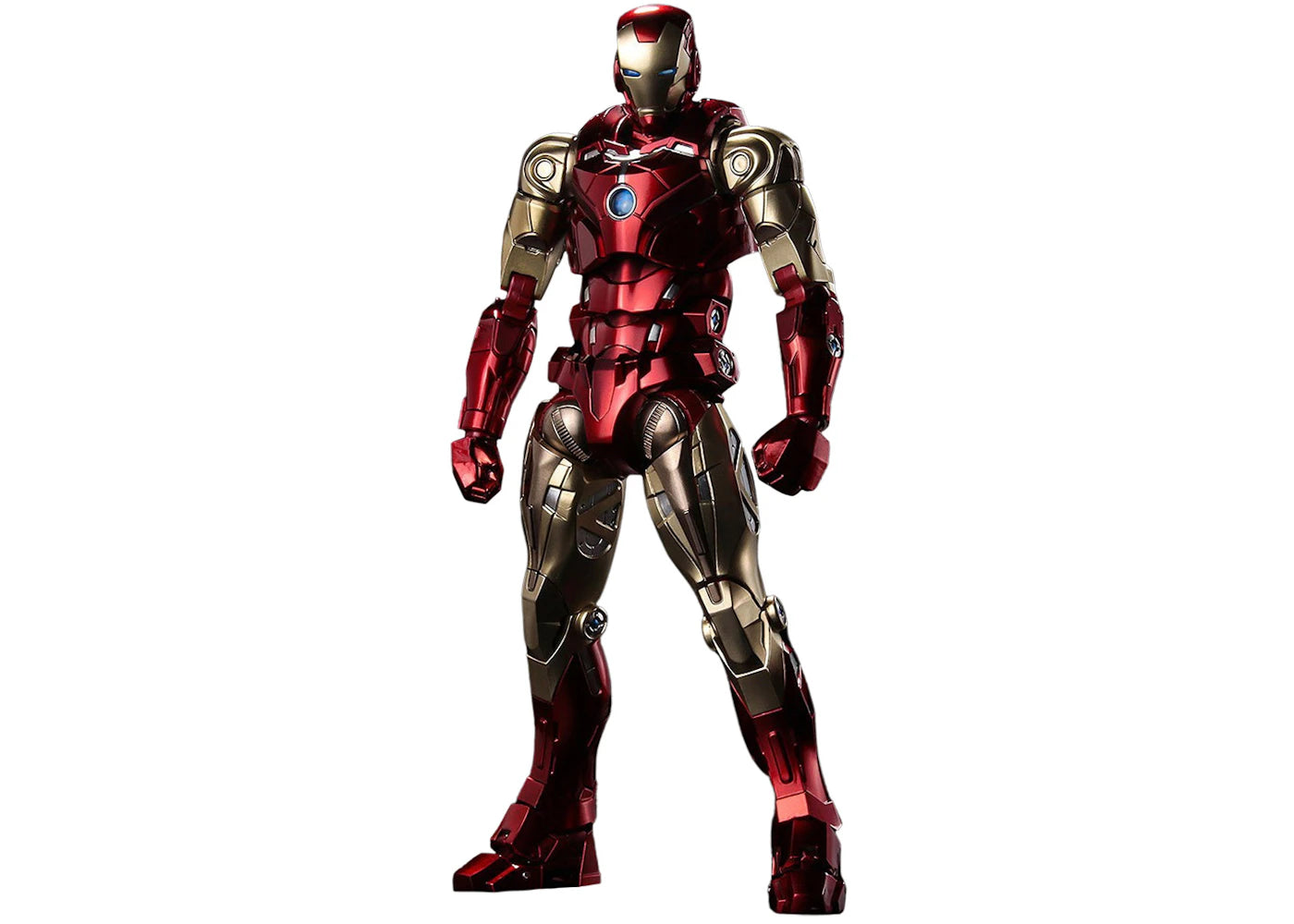 Sentinel Fighting Armor Marvel Iron Man Action Figure Red & Gold