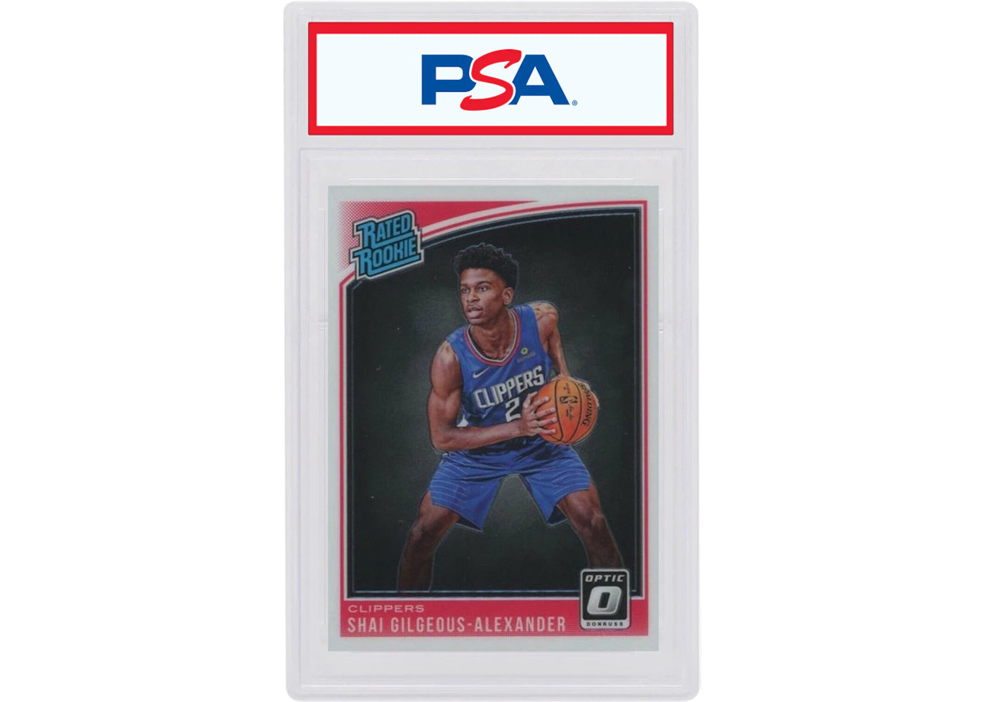 Shai Gilgeous-Alexander 2018 Panini Donruss Optic Rookie #162 (PSA or BGS Graded)