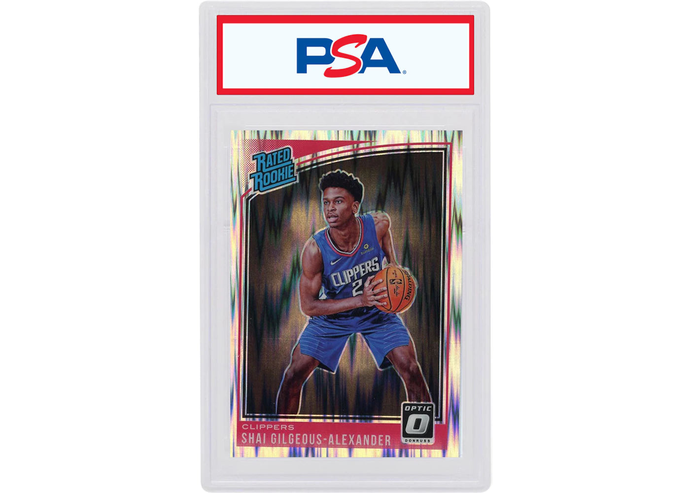 Shai Gilgeous-Alexander 2018 Panini Donruss Optic Rookie Shock #162