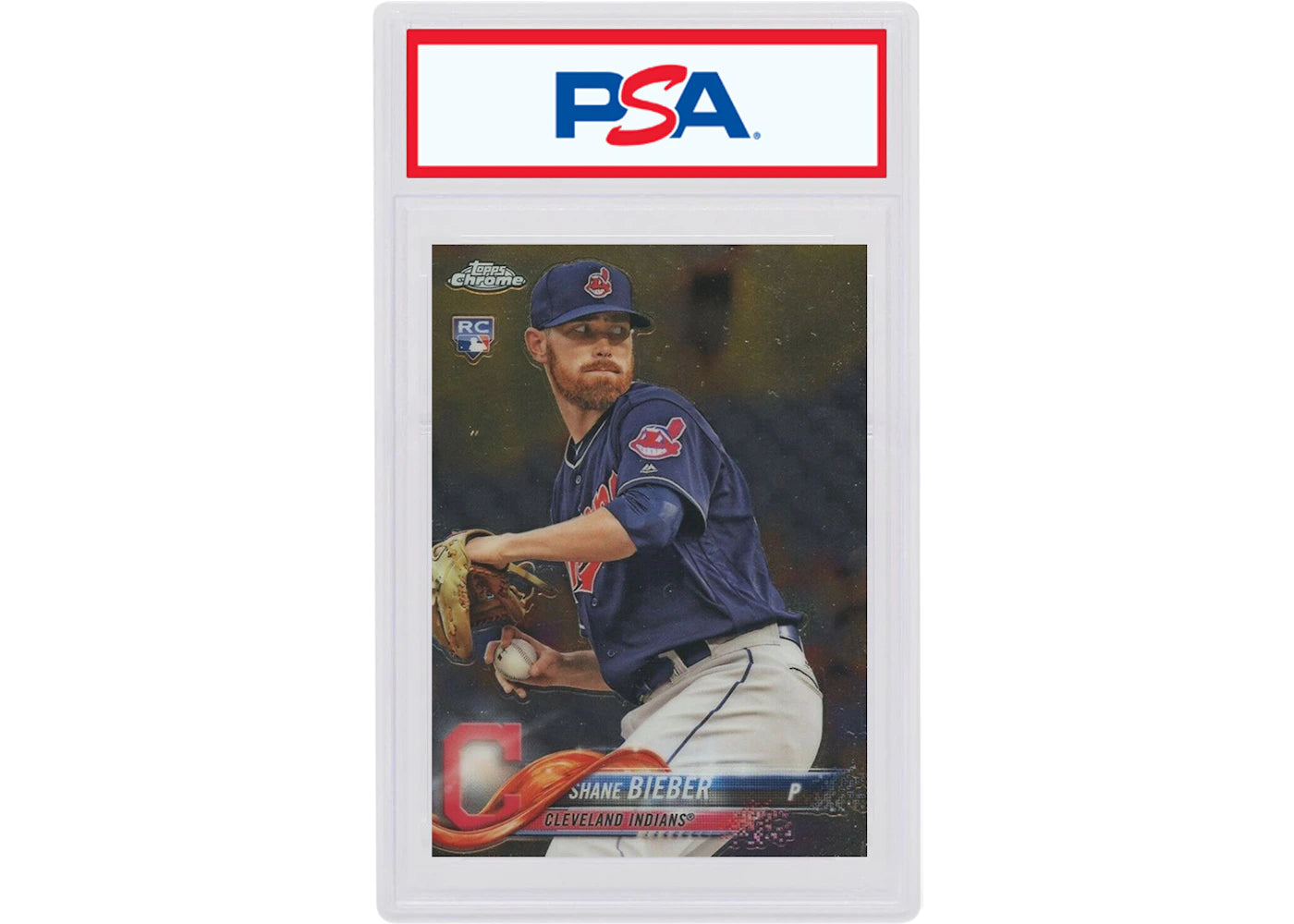 Shane Bieber 2018 Topps Chrome Update Rookie #HMT59 (PSA or BGS Graded)