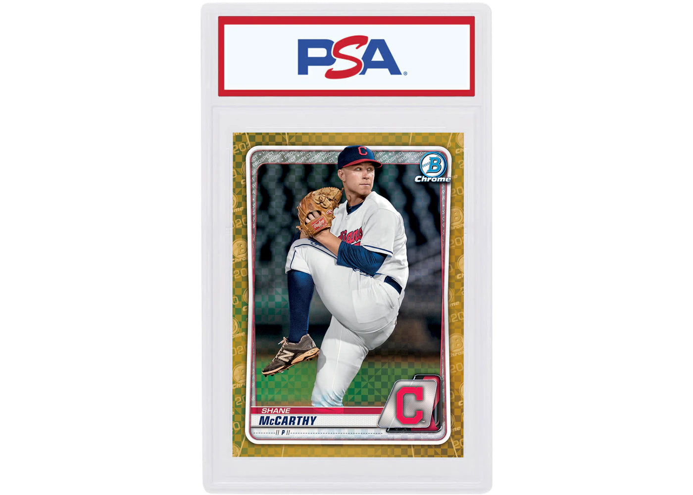 Shane Mccarthy 2020 Bowman Chrome X Gold X-Fractor /3 #BCP-179 (PSA or BGS Graded)