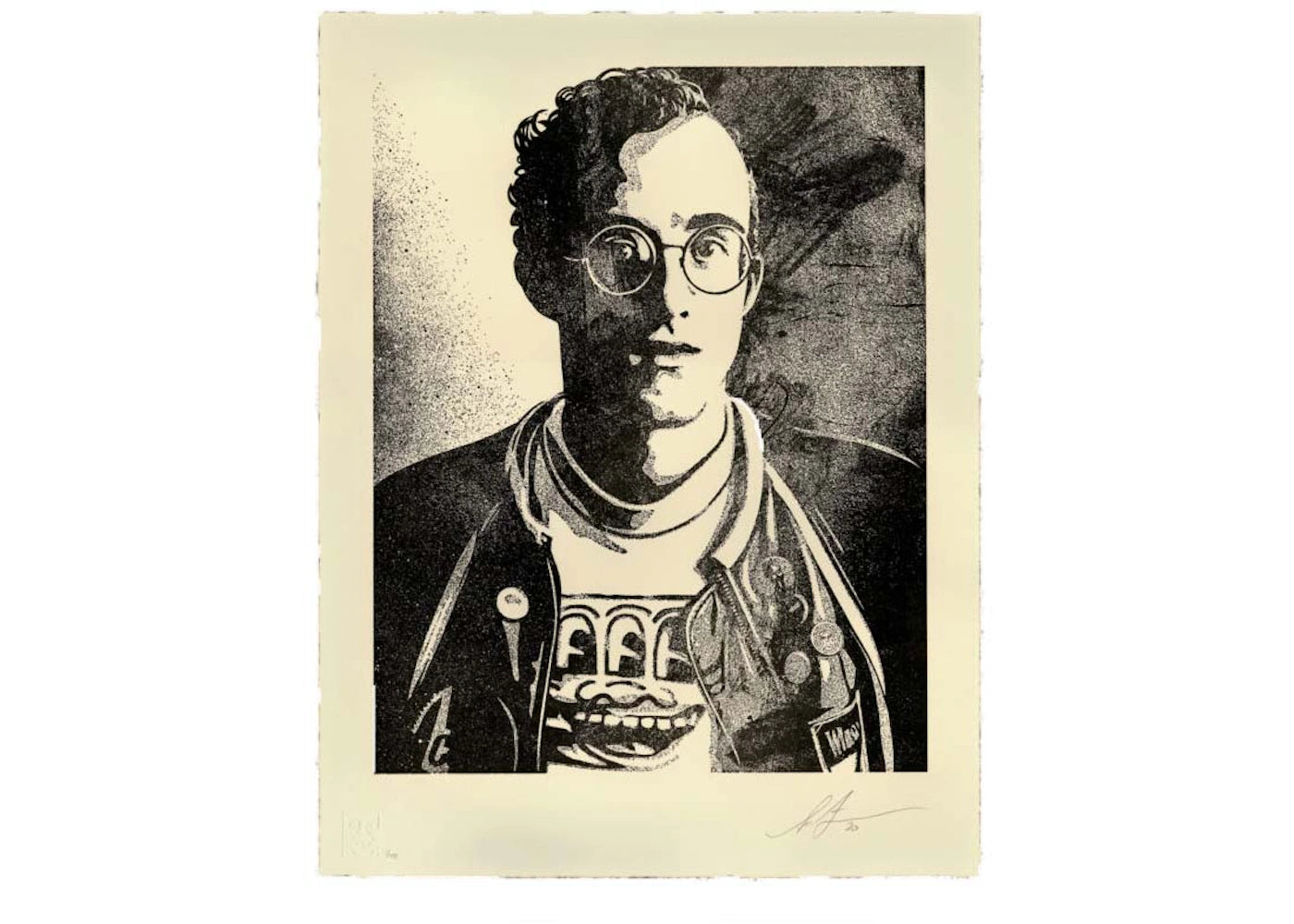 Shepard Fairey Art Is For Everybody Keith Haring Print (Signed, Edition of 450)