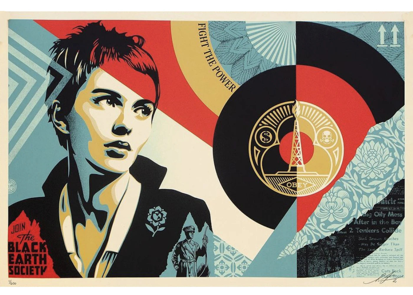 Shepard Fairey Black Earth Society (Signed, Edition of 600)