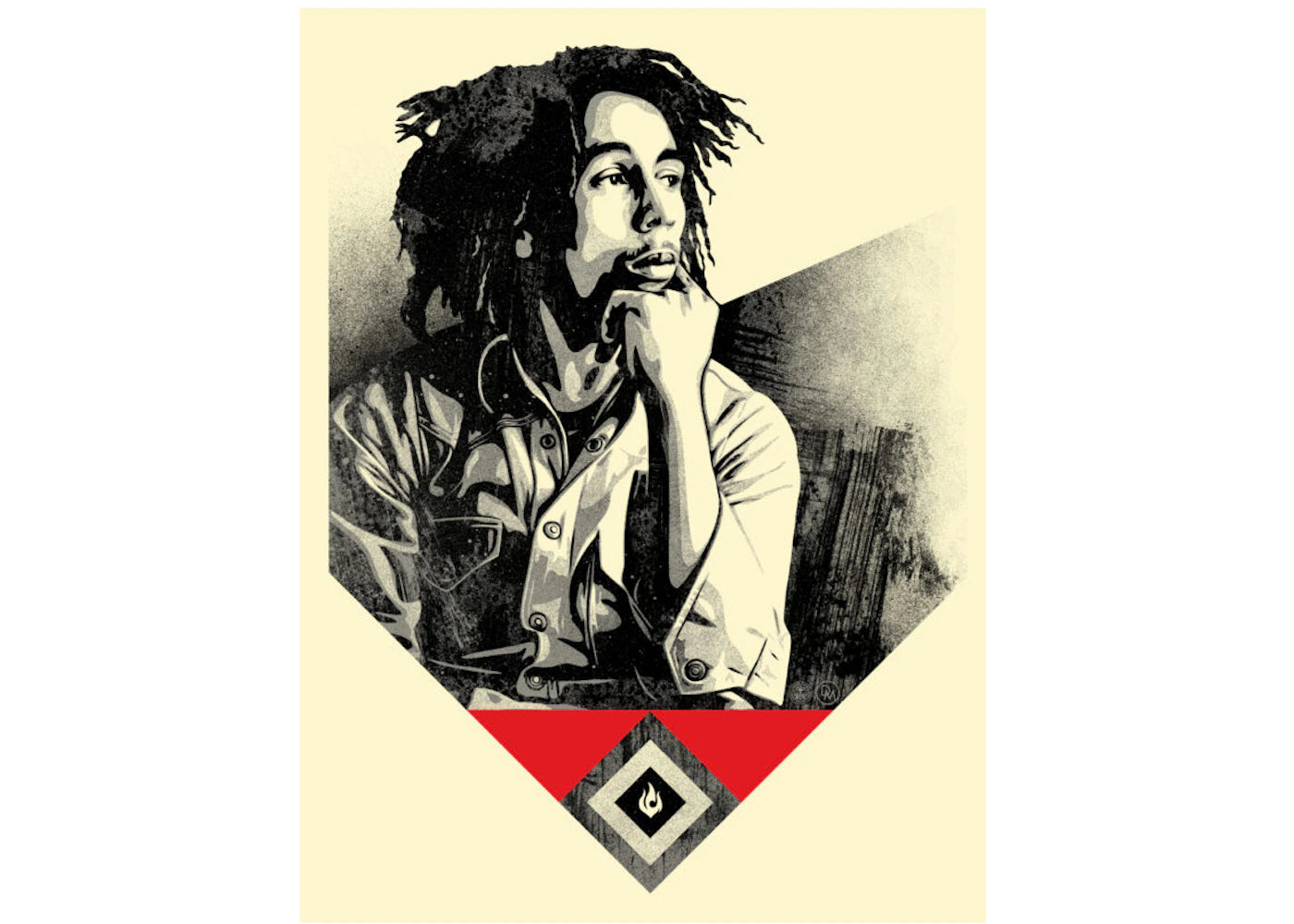 Shepard Fairey Bob Marley Catch A Fire Print Red (Signed, Edition of 200)