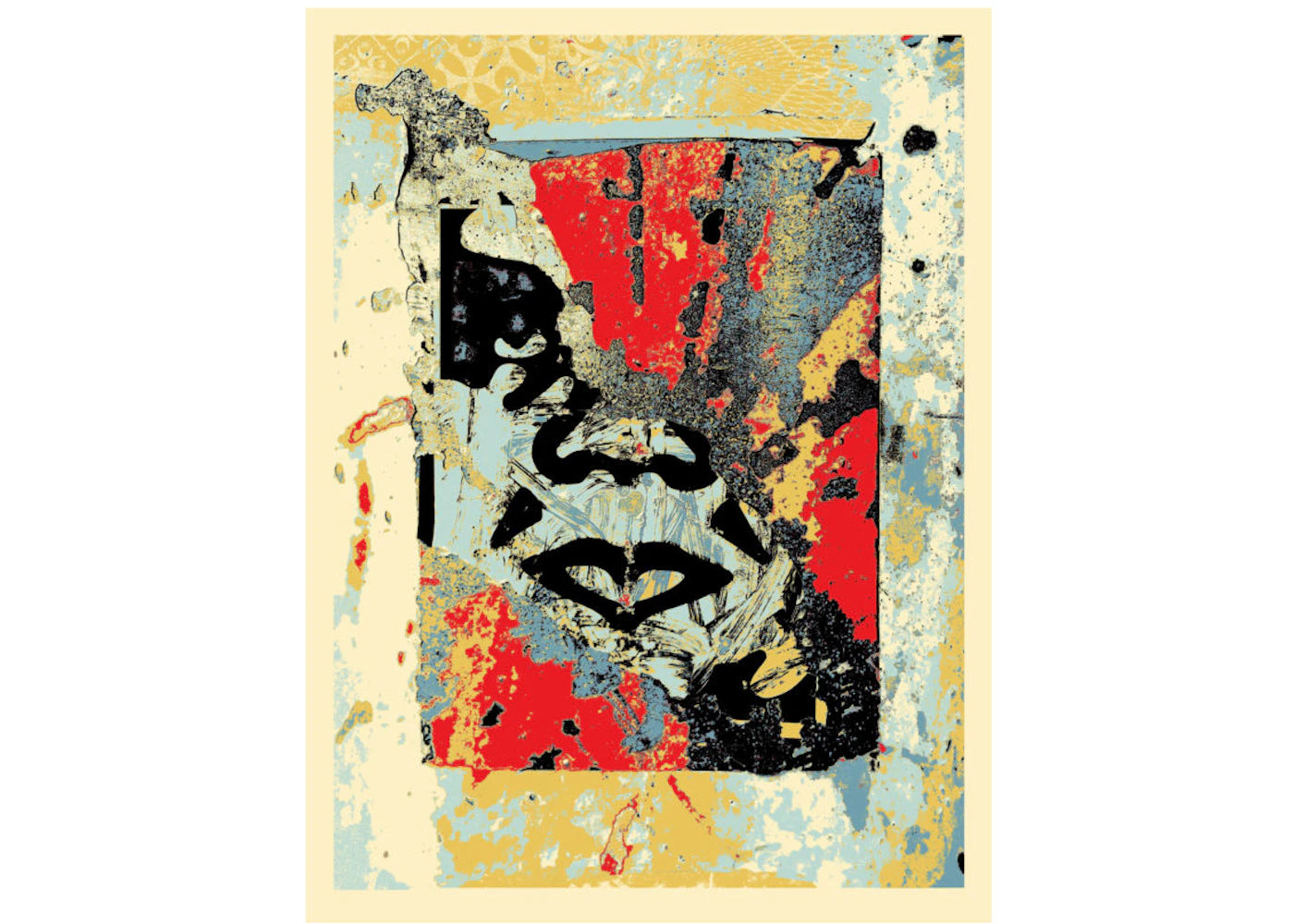 Shepard Fairey Enhanced Disengration Print Red (Signed, Edition of 350)