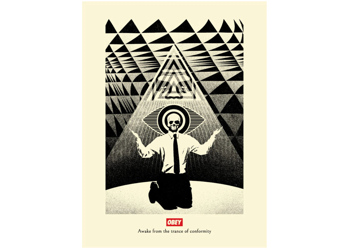 Shepard Fairey Obey Conformity Trance Print Black (Signed, Edition of 350)