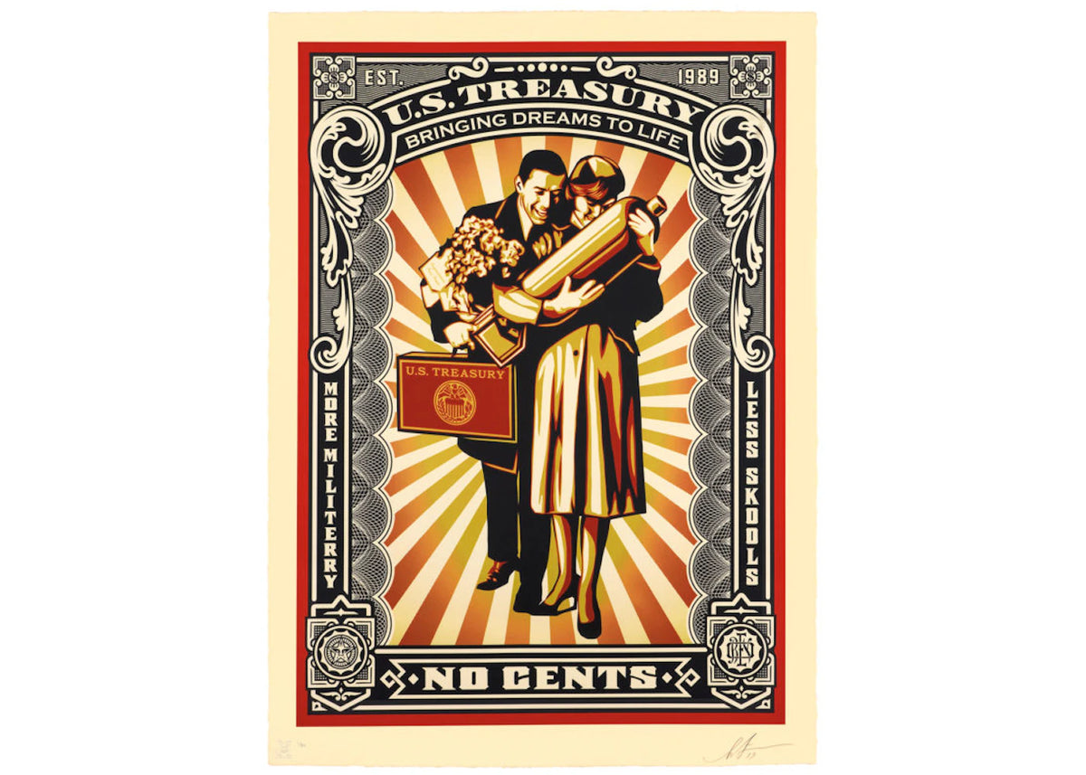 Shepard Fairey Proud Parents Print (Signed, Edition of 89)