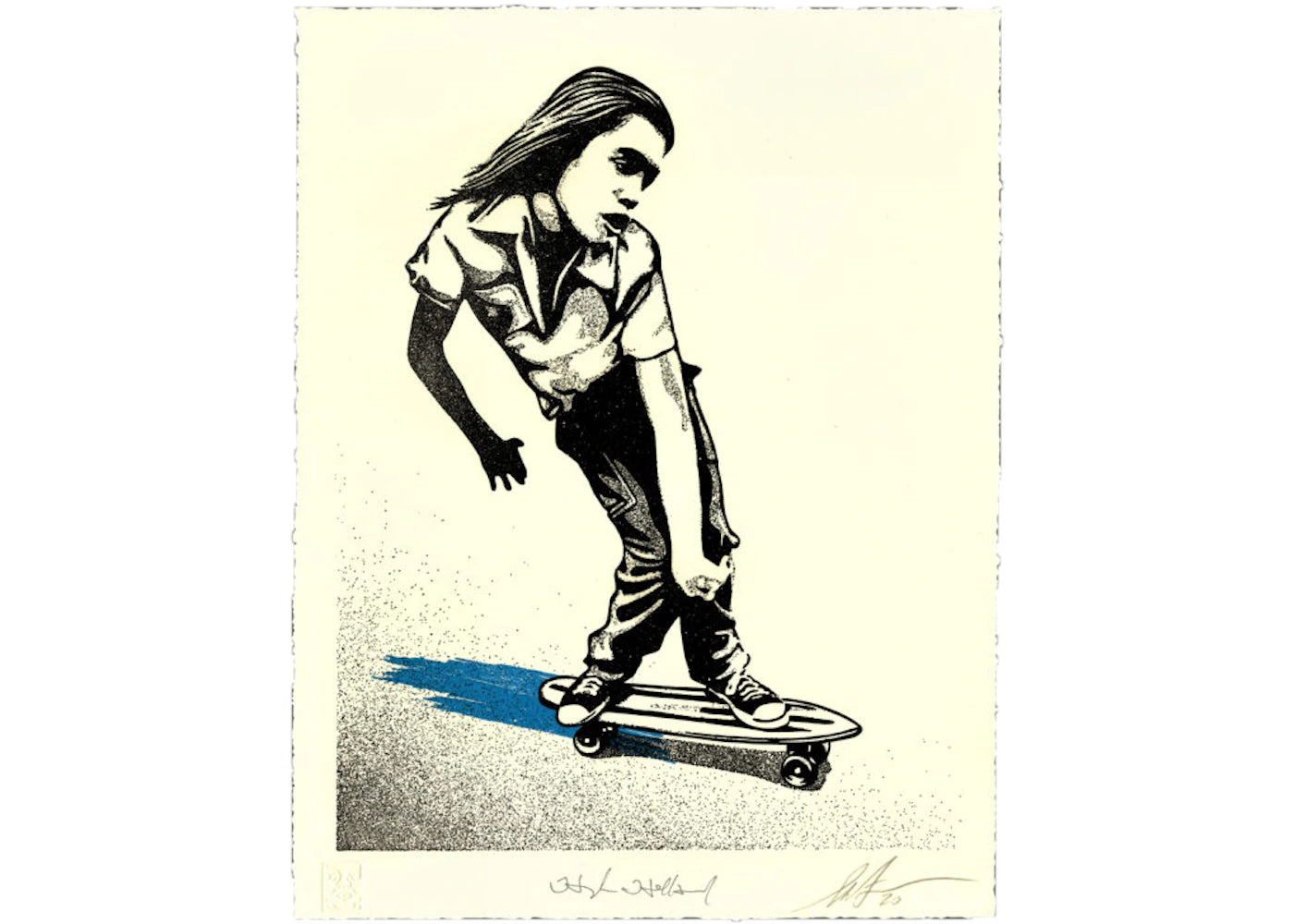 Shepard Fairey Style Changes Style Endures Print Blue (Signed, Edition of 115)
