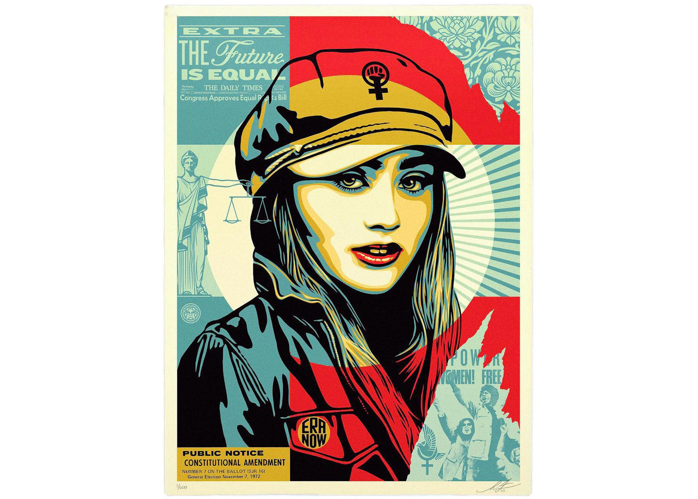 Shepard Fairey The Future Is Equal Print (Signed, Edition of 600)