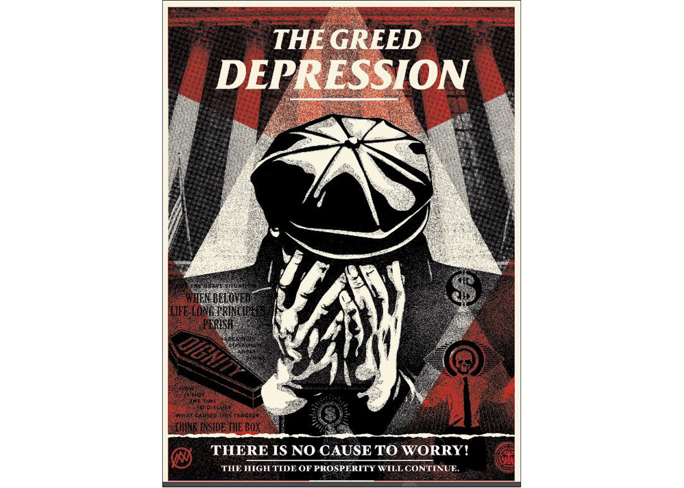 Shepard Fairey The Greed Depression Print (Signed, Edition of 300)