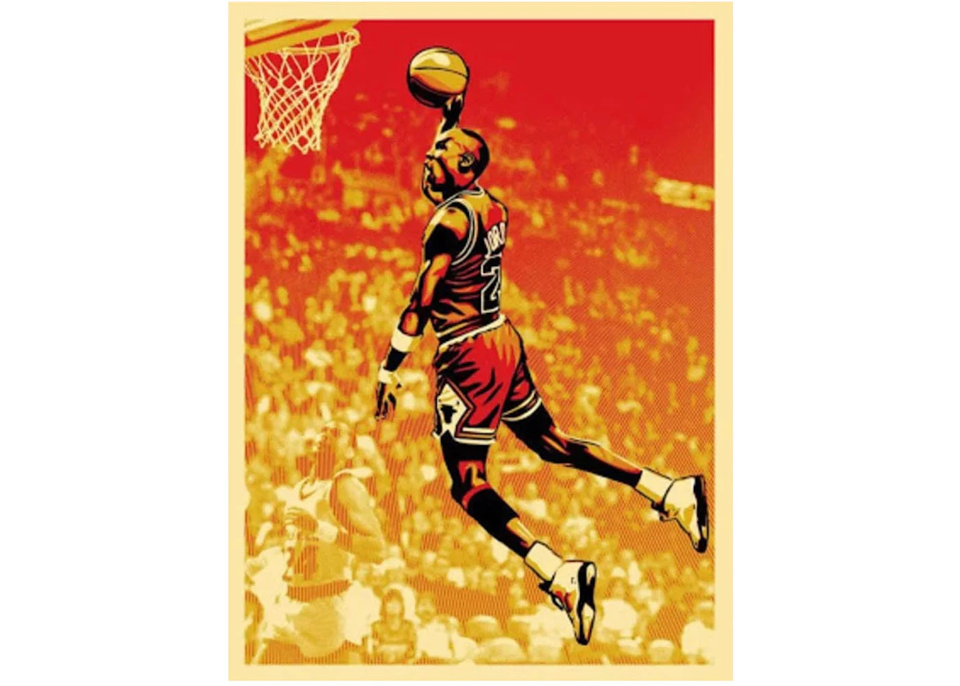 Shepard Fairey x Upper Deck Michael Jordan Bulls Print (Signed, Edition of 523)