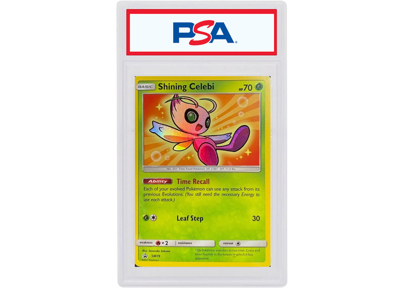 Shining Celebi 2017 Pokemon TCG Sun & Moon Black Star Promo #SM79 (PSA or BGS Graded)
