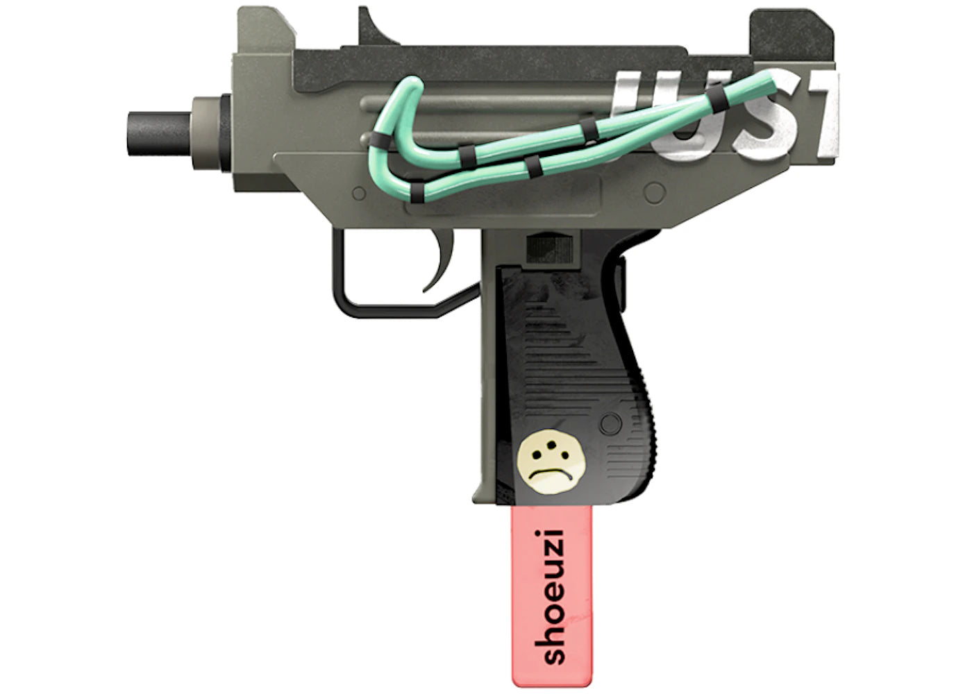 Shoeuzi Justice Please Sculpture Army Green