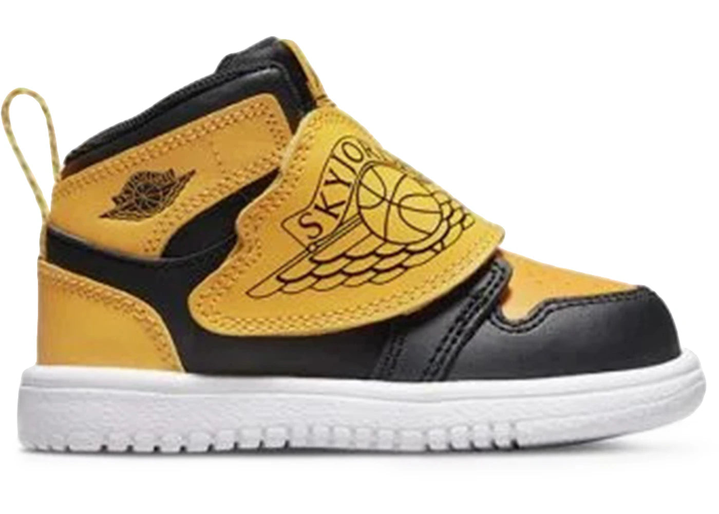 Sky Jordan 1 Black White University Gold (TD)