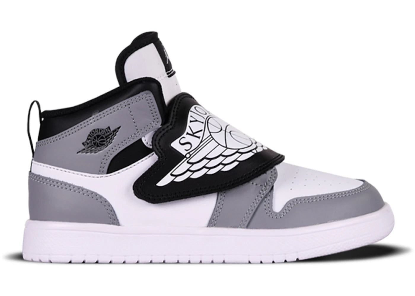 Sky Jordan 1 White Black Particle Grey (PS)