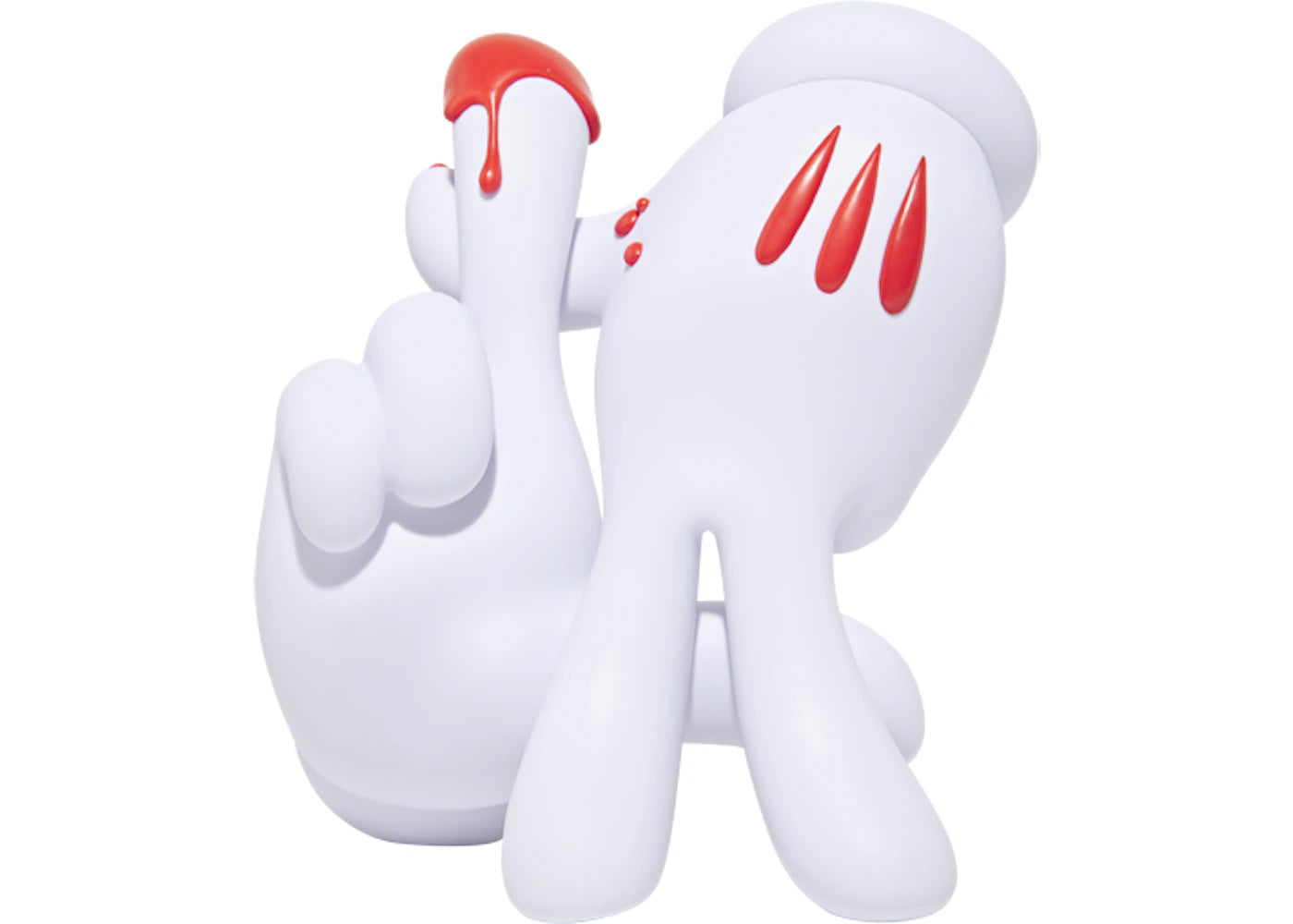Slick OG LA Hands Vinyl Figure White/Red