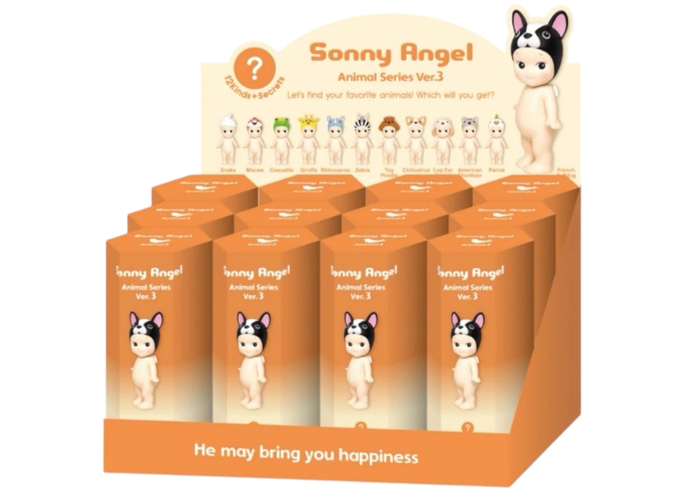 Sonny Angel Animal Series Ver.3 Sealed Case (12 Blind Box)