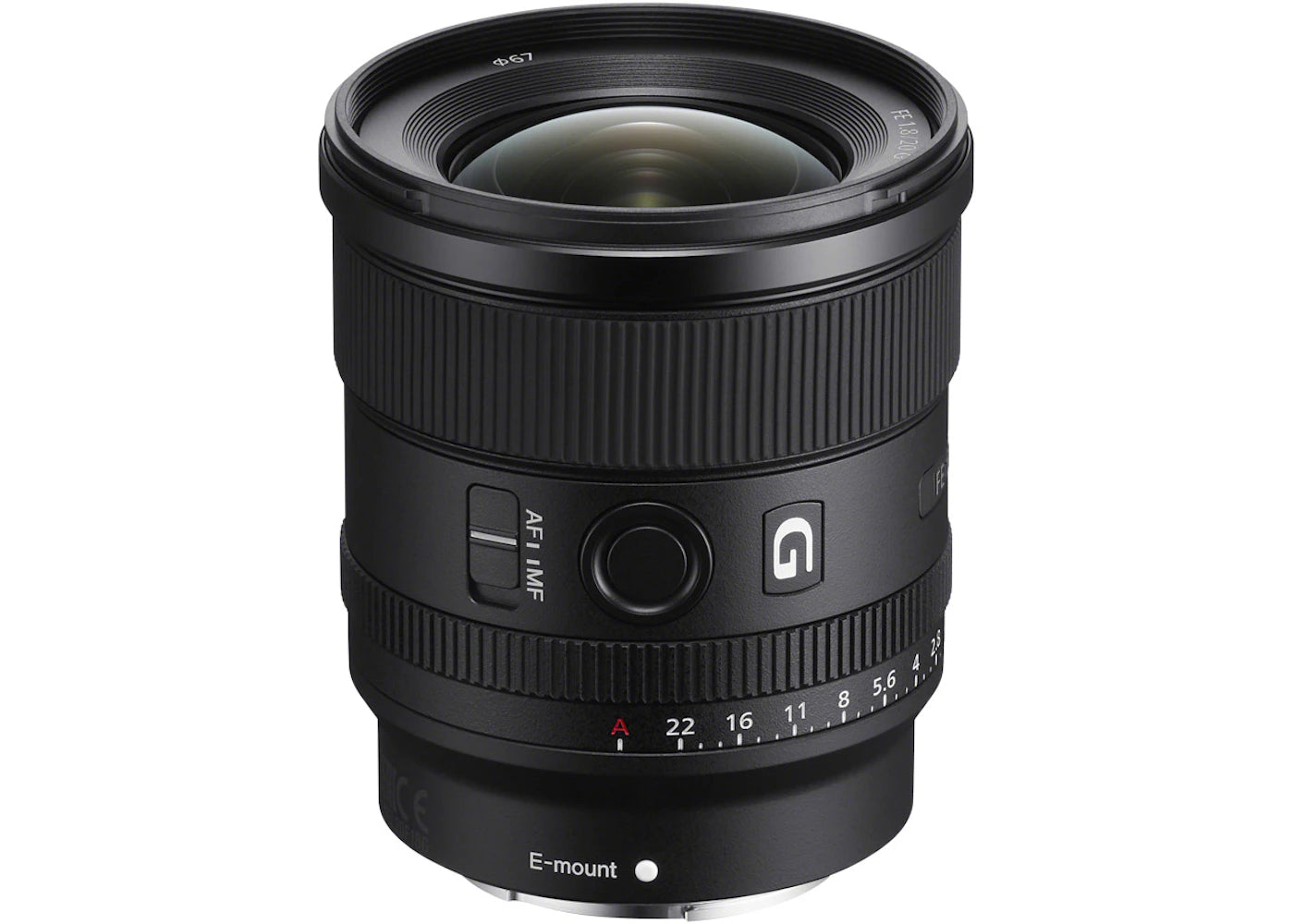 Sony FE 20mm F1.8 G Full Frame Ultra Wide Angle Lens SEL20F18G