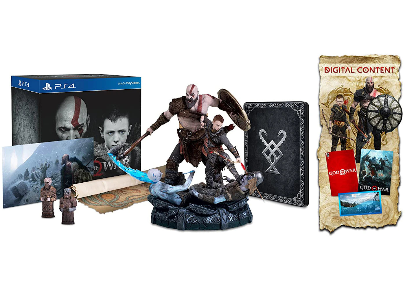 Sony PS4 God of War Collector's Edition Video Game Bundle