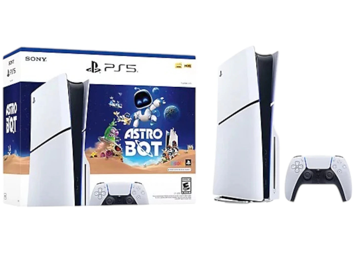 Sony PlayStation 5 PS5 Blu-Ray Astro Bot Slim Console Bundle (US Plug) 1000044175